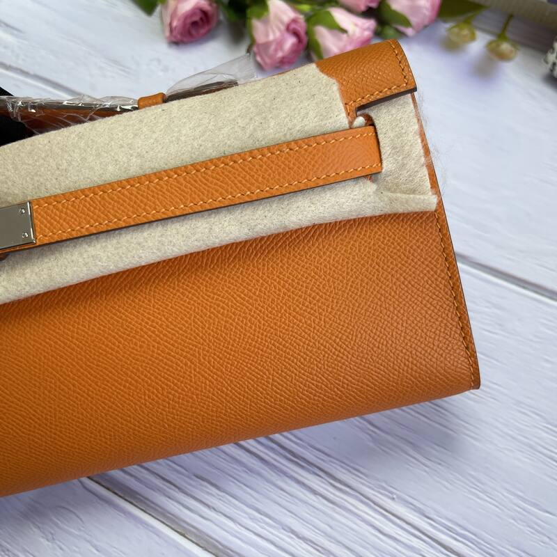 Hermes Kelly Cut Orange Epsom 31 evening — AAA Quality Replica