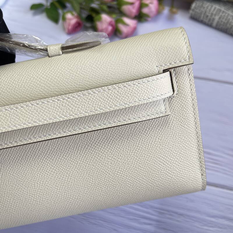 Hermes Kelly Cut White Epsom 31 evening — 1:1 Replica