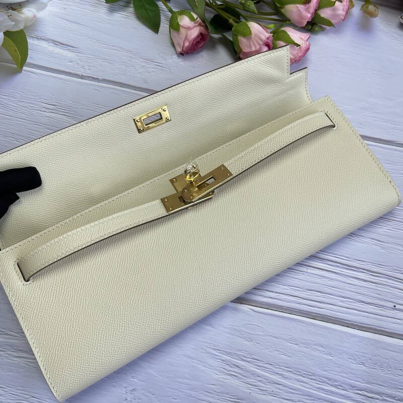 Hermes Kelly Cut White Epsom 31 evening — 1:1 Replica