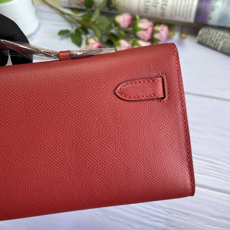 Hermes Kelly Cut Red Epsom 31 evening — AAA Quality Replica