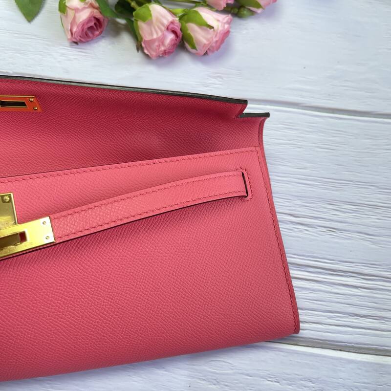 Hermes Kelly Cut Pink Epsom 31 evening — Top Quality Replica