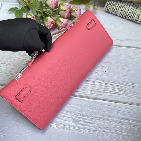 Hermes Kelly Cut Pink Epsom 31 evening Top Quality Replica