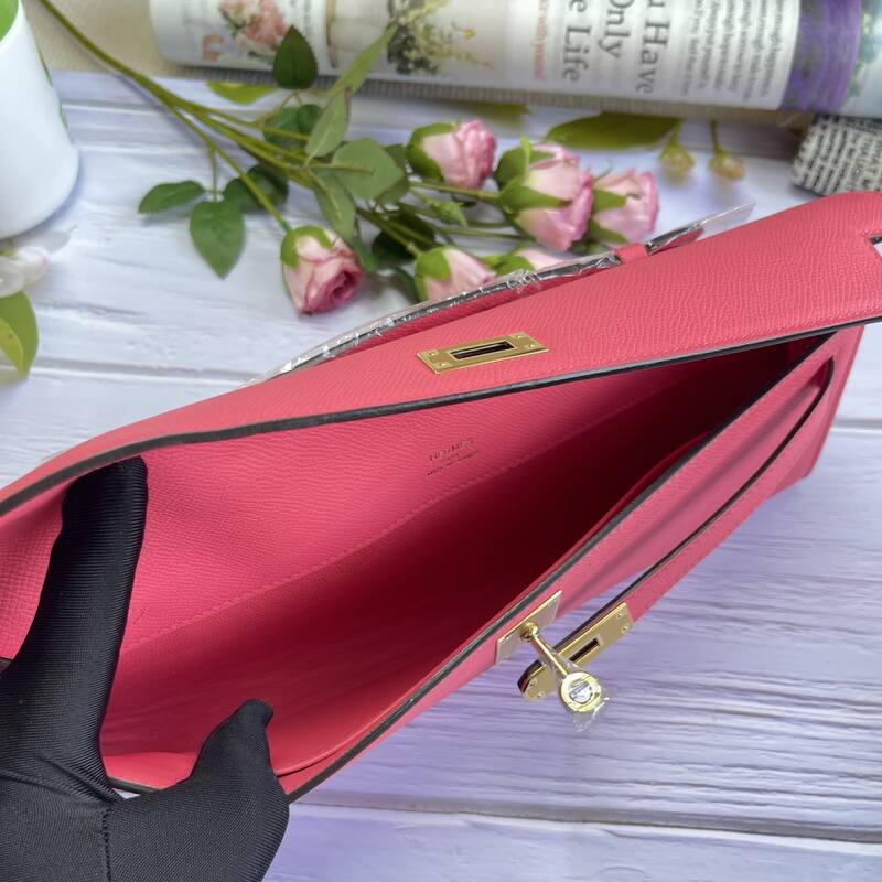 Hermes Kelly Cut Pink Epsom 31 evening — Top Quality Replica