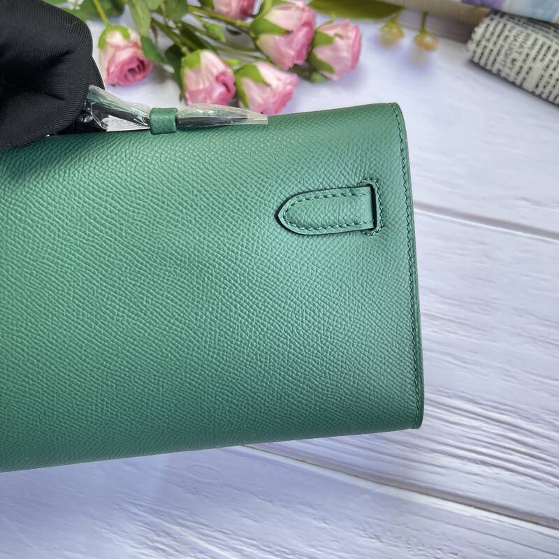 Hermes Kelly Cut 31 Green Epsom 31 evening — Premium Replica