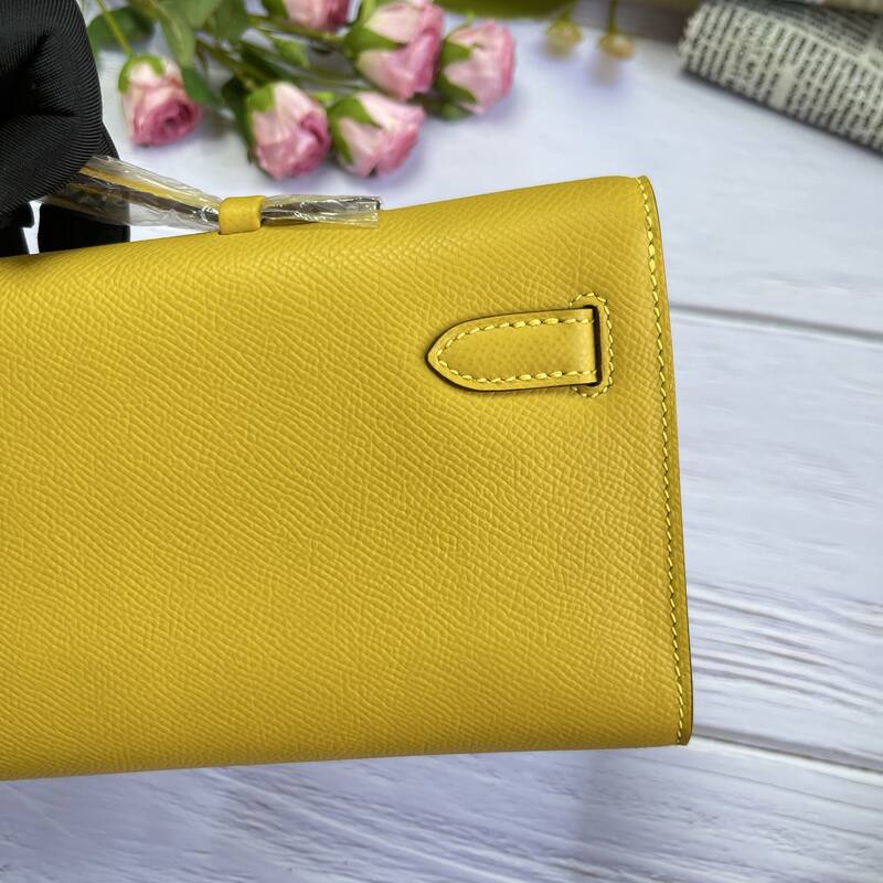 Hermes Kelly Cut Yellow Epsom 31 evening — AAA Quality Replica