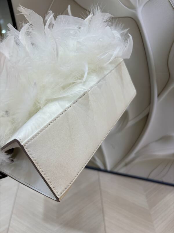 Hermes Kelly Pochette White evening — Top Quality Replica