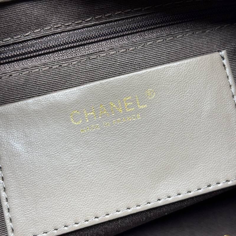 Chanel Hobo Taupe suede shoulder — Premium Replica