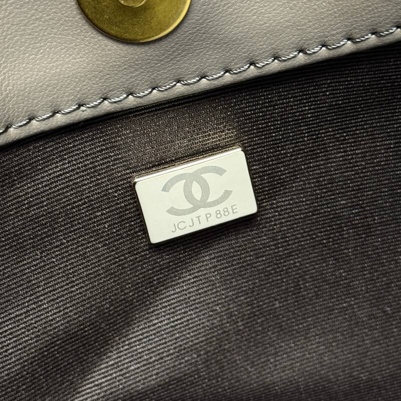 Chanel Hobo Taupe suede shoulder — Premium Replica
