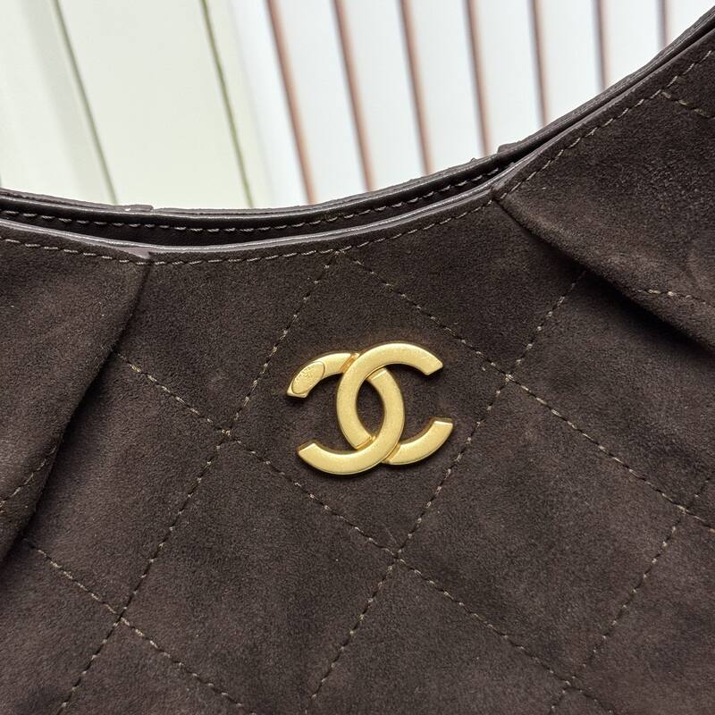 Chanel Dark Brown Suede crossbody — 1:1 Replica