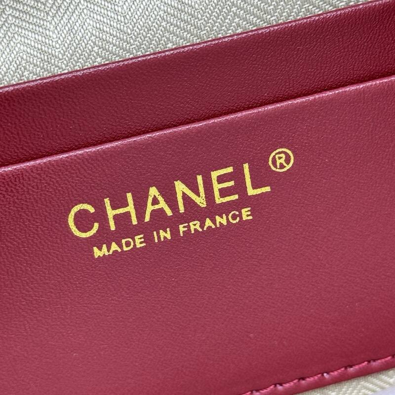 Chanel Vanity Case Burgundy crossbody — 1:1 Replica