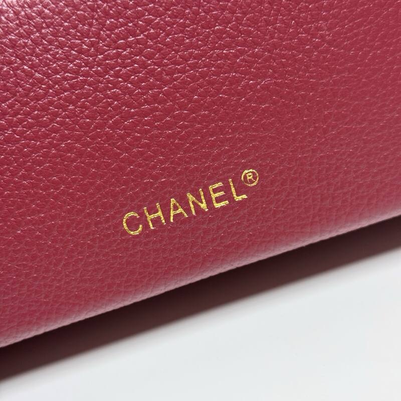 Chanel Vanity Case Burgundy crossbody — 1:1 Replica