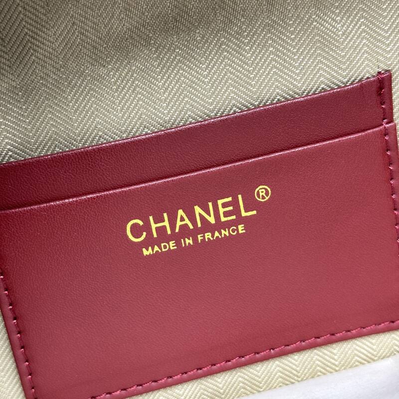 Chanel Vanity Case Burgundy crossbody — Premium Replica