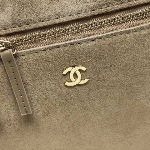 Chanel Beige suede crossbody Top Quality Replica