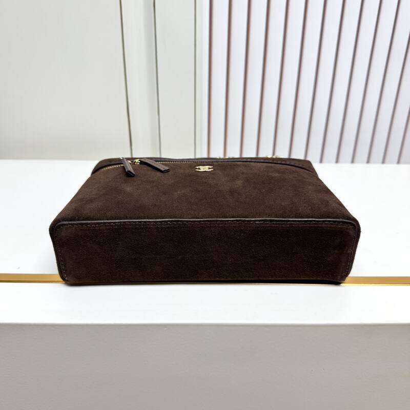 Chanel Brown suede crossbody — Top Quality Replica