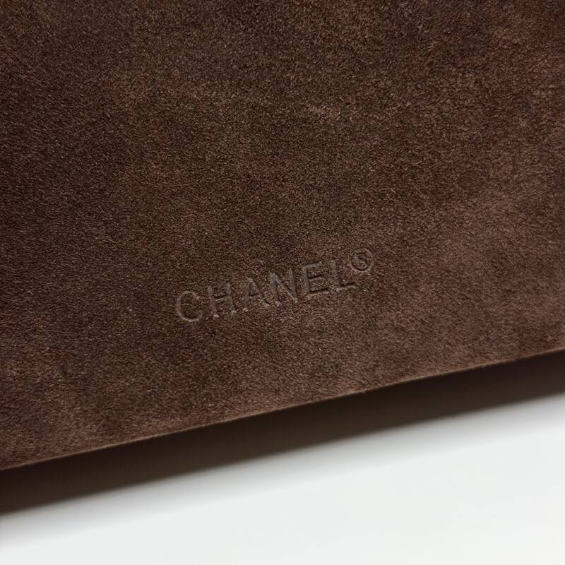 Chanel Brown suede crossbody — Top Quality Replica