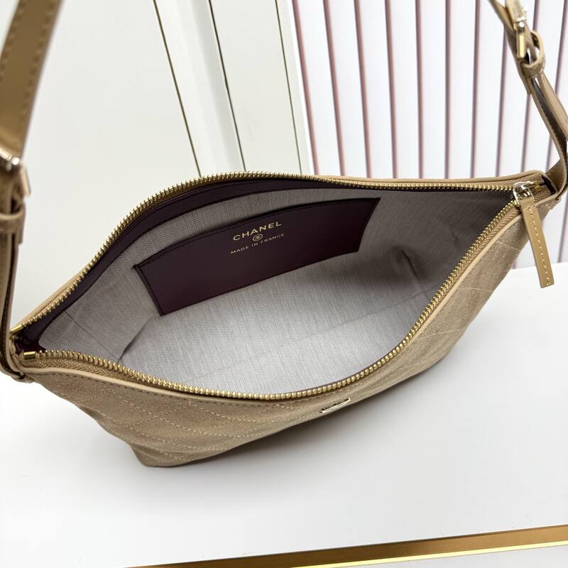 Chanel Taupe shoulder — Premium Replica