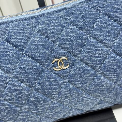 Chanel Blue denim shoulder AAA Quality Replica