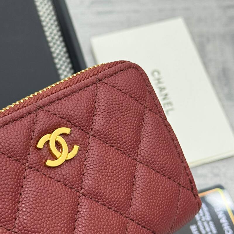 Chanel Burgundy caviar everyday — Premium Replica