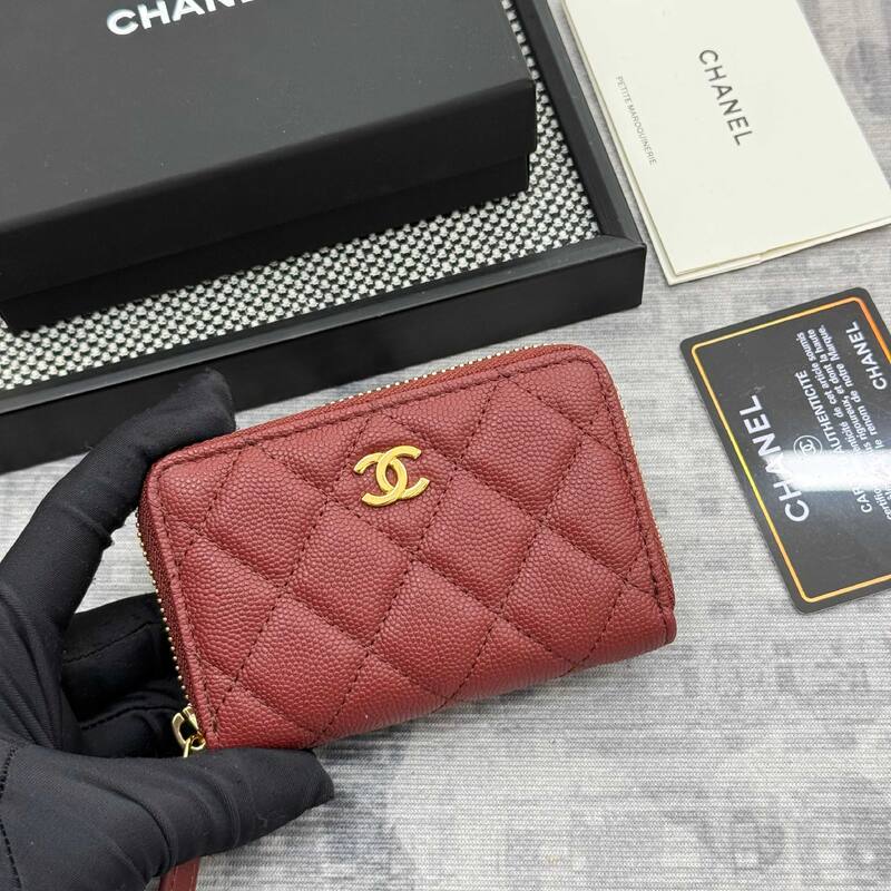 Chanel Burgundy caviar everyday — Premium Replica
