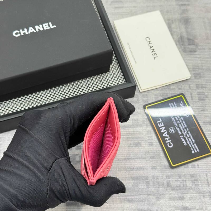 Chanel Pink card holder — Top Quality Replica