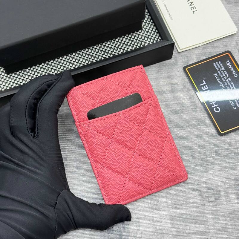 Chanel Pink card holder — Top Quality Replica