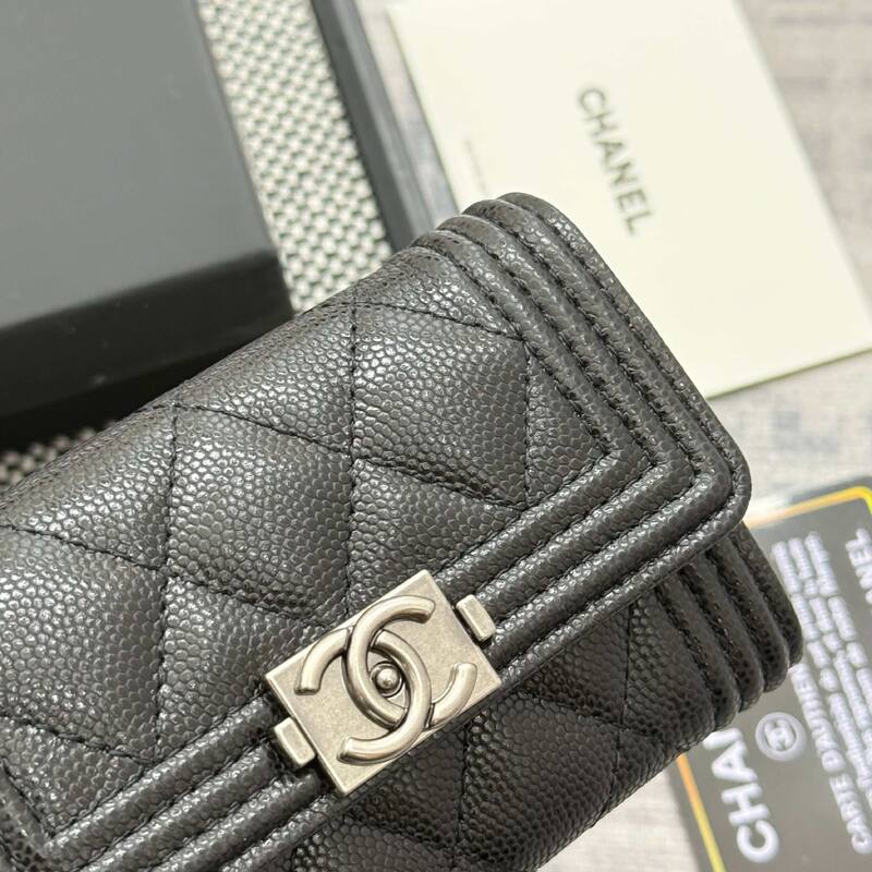 Chanel Boy Black 11x8 evening — Premium Replica