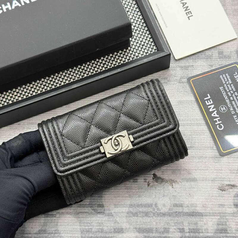 Chanel Boy Black 11x8 evening — Premium Replica