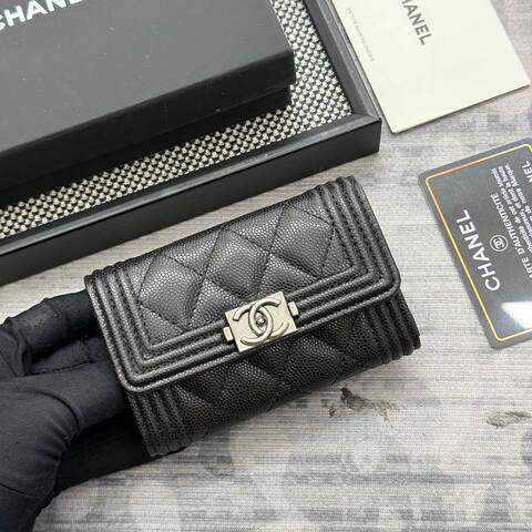 Chanel Boy Black 11x8 5x3cm evening Premium Replica