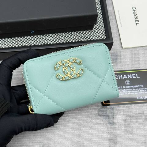 Chanel Light blue small everyday Premium Replica