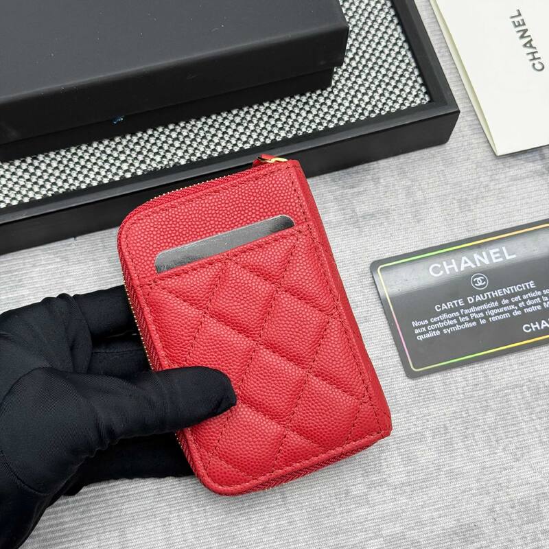 Chanel Red caviar leather everyday — Premium Replica