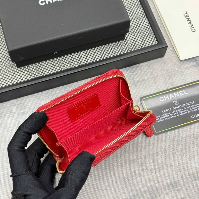 Chanel Red caviar leather everyday — Premium Replica
