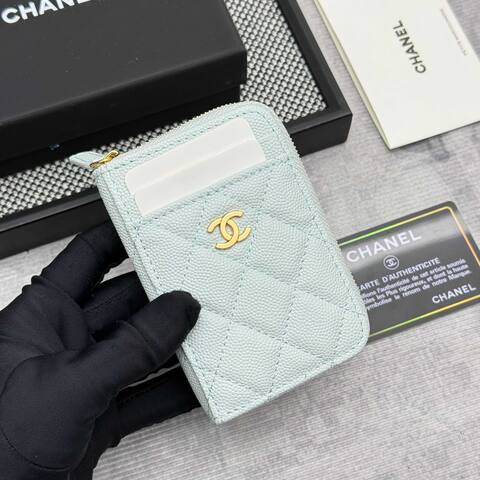Chanel Light blue caviar everyday Premium Replica