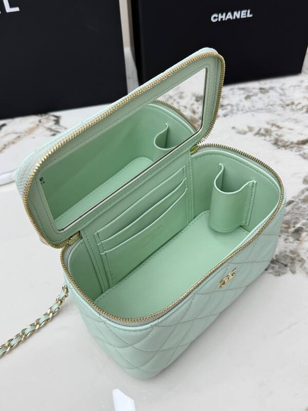 Chanel Mint green mini crossbody — Top Quality Replica