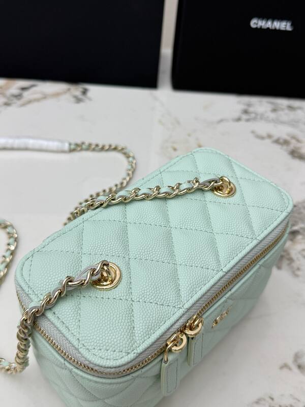 Chanel Mint green mini crossbody — Top Quality Replica