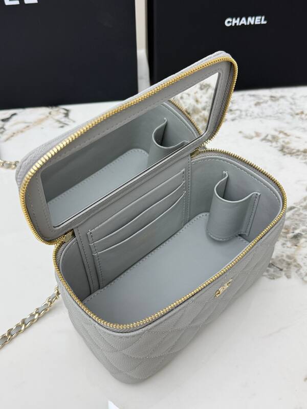 Chanel Light Gray mini crossbody — 1:1 Replica