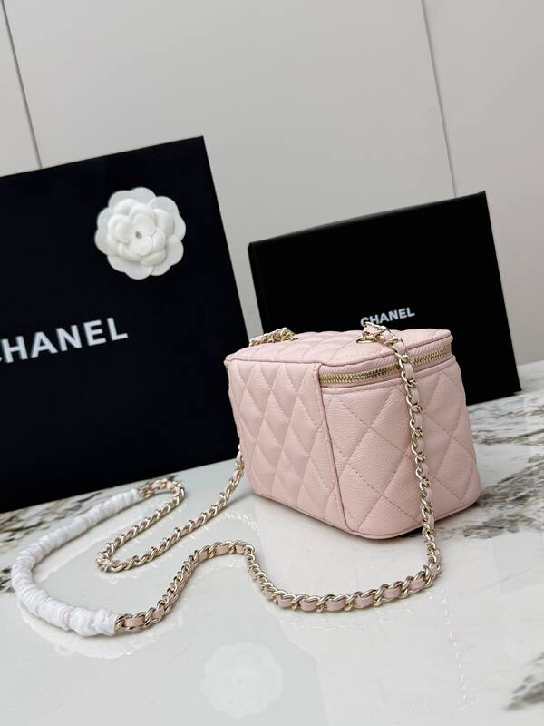 Chanel Light Pink mini crossbody — Top Quality Replica