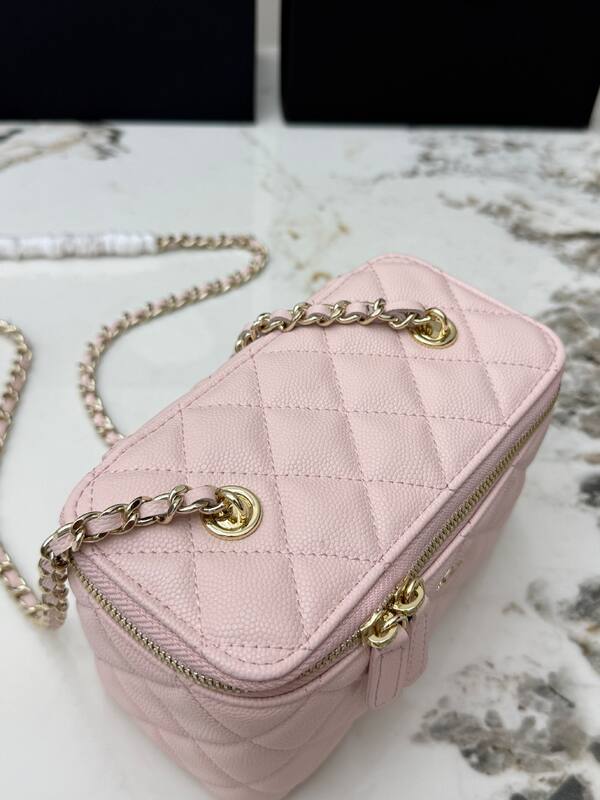 Chanel Light Pink mini crossbody — Top Quality Replica