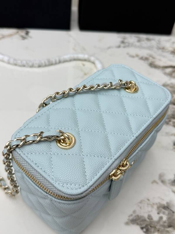 Chanel Light Blue mini crossbody — AAA Quality Replica