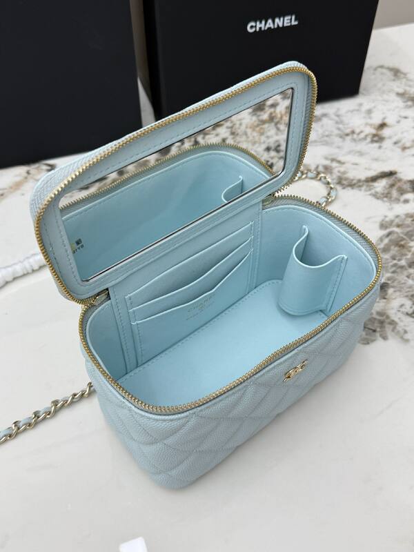Chanel Light Blue mini crossbody — AAA Quality Replica