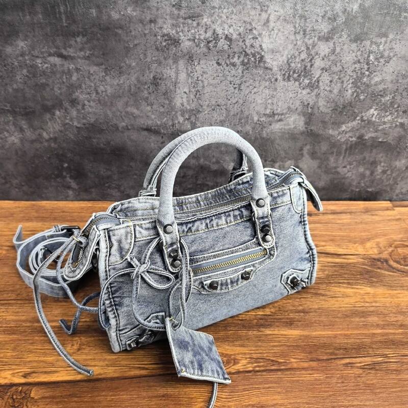 Balenciaga City Blue 38x28x15cm shoulder bag — 1:1 Replica
