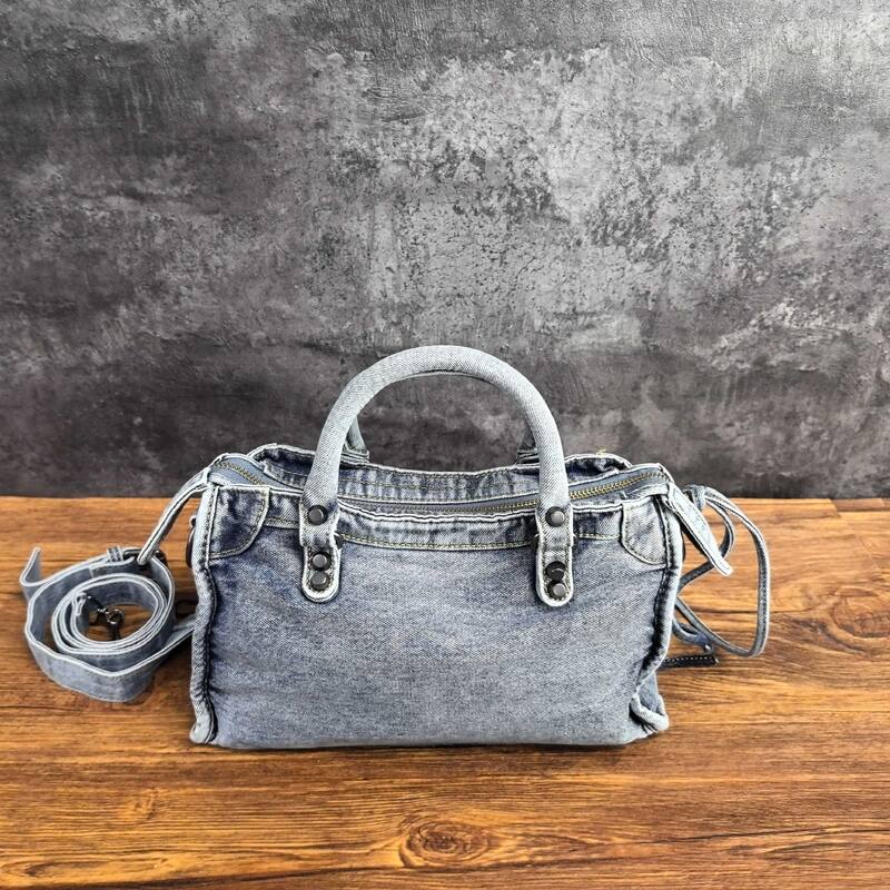 Balenciaga City Blue 38x28x15cm shoulder bag — 1:1 Replica