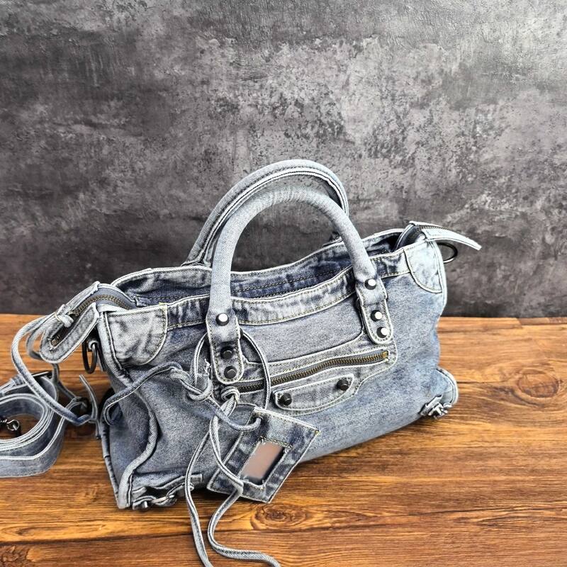 Balenciaga City Blue 38x28x15cm shoulder bag — Premium Replica