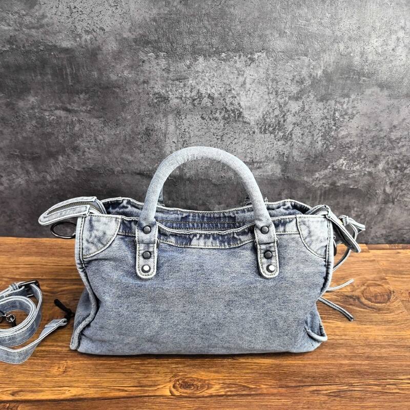 Balenciaga City Blue 38x28x15cm shoulder bag — Premium Replica