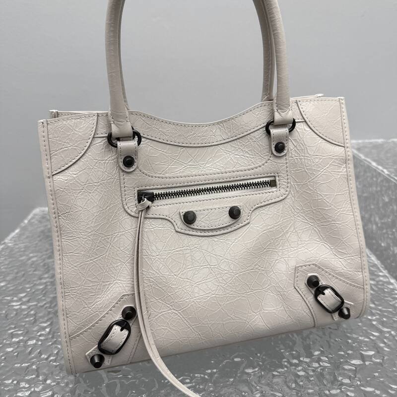 Balenciaga City White 38x28x15cm shoulder bag — Premium Replica