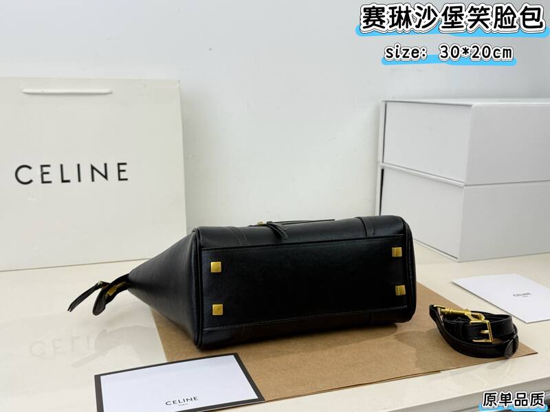 Celine Luggage Black 30x20x15cm handbag handbag — 1:1 Replica