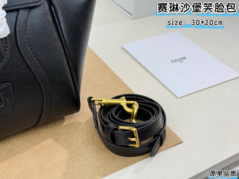 Celine Luggage Black 30x20x15cm handbag handbag — 1:1 Replica