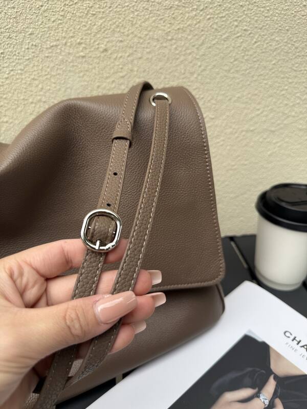 Chanel Taupe Brown shoulder — Top Quality Replica