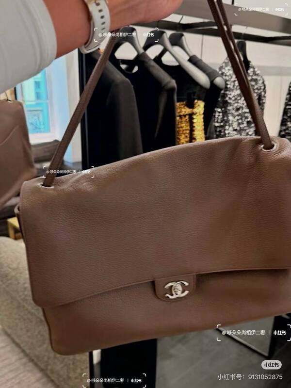 Chanel Taupe shoulder — AAA Quality Replica