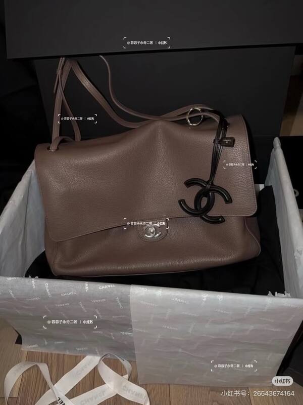 Chanel Taupe shoulder — AAA Quality Replica