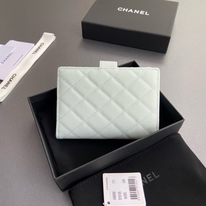 Chanel Light blue wallet — Premium Replica